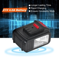 Akku-Laubgebläse Vakuum 21V 4, 0 Ah Lithiumbatteriebetriebene elektrische 2-in-1-Kehrmaschine und Vakuum zum Entfernen von Staubblättern