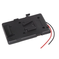 Akku Rucksack Plate Adapter für Sony V-Schuh V-Mount-V-Lock Akku extern für DSLR-Kamera-Camcorder-Video-Licht