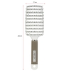 AKörper Nylon Detangle Haarbürste Frauen Haar Kopfhaut Massage Kamm Paddle Brush Nasses Haar Haarbürste für Hairdressing Salon weiß