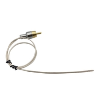 Akustikgitarren-Piezo-Tonabnehmer Tonabnehmer-Wandler Cinch-Stecker Einfache Installation für Folk-Calssical-Gitarren