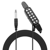 Akustikgitarren-Tonabnehmer Clip-on-Gitarren-Tonabnehmer Wandler-Instrumenten-Tonabnehmer mit 1/4 Zoll Anschluss 2, 9 Meter Kabel
