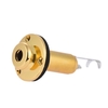 Akustische elektrische Gitarre Mono End Pin Endpin Jack Buchse Stecker 6, 35 mm 1/4 Zoll Kupfer Material mit Schrauben Gitarren-Teile Zubehör