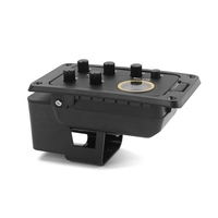 Akustischer Gitarren-Vorverstärker 4-Band EQ Equalizer Piezo Tonabnehmer mit runder LCD-Tuner-System-Lautstärkeregelung