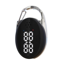 Akustischer Mückenschutz Drei Gänge USB Wiederaufladbarer Hakentyp Indoor Outdoor Tragbare Physik Mückenschutz mit Uhrendisplay
