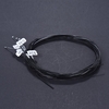Alice AC136BK-N Black Nylon Konzertgitarren Saiten 6pcs / set (0, 028-0, 043) Normal Tension mit einem Kostenlose G-String 3.