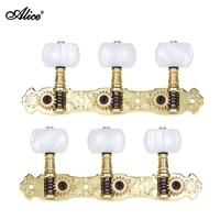 Alice AOS-022V1P 2ST (L & R) Hochgradige Goldbeschichtete akustische klassische Gitarre Mechaniken Tuning Keys Pegs String Tuners