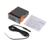 All-Purpose Hohe Genauigkeit AC110-240V LED-Digital-Temperaturregler Thermostast 2 Relais mit NTC-Sensor ℃ & ℉ Temperaturalarm