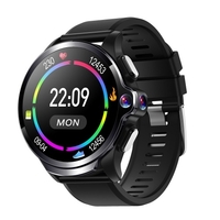 AllCall Awatch GT Smart Watch 1, 6-Zoll-TFT-IPS-Voll-Touchscreen 400 * 400 Touchscreen BT4.0 Gesichts-ID Smart Timer Herzfrequenzmesser Stoppuhr Meldungskarte Wetter Dual-Kamera-Musiksynchronisierungsfunktion IP67 Wasserdichte Armbanduhr