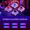 Allgemeiner mechanischer Tastaturwellenschalter Austauschbarer mechanischer Tastaturschalter OUTMU Mechanischer blauer Schalter 10 STÜCKE