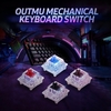 Allgemeiner mechanischer Tastaturwellenschalter Austauschbarer mechanischer Tastaturschalter OUTMU Mechanischer schwarzer Schalter 110PCS