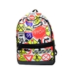 Alte Frauen Rucksack einzigartige gedruckten Muster große Reißverschluss vorne Reißverschluss Schließung Schule Travel Bag braun/rot
