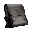 Alte Männer Umhängetasche PU Leder Klappe Top lässig-Business Aktenkoffer Crossbody Messenger Bag Kaffee