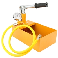 Aluminium 2.5MPa 25KG Wasserdruckprüfgerät Manuelle hydraulische Testpumpenmaschine mit G1/2