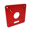 Aluminium Router Tisch Einlegeplatte Rot Universal Trimmmaschine Flip Board für Holzbänke Router Tischplatte