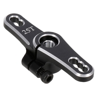 Aluminium Servo Horn 25T Lenkarme Doppelkopf Ersatz für Futaba Savox Servo HSP HD Xcore RC Auto
