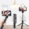 Aluminiumlegierung 33 Zoll Selfie Stick Stabiles Stativ / 3 Farbmodi / Fülllicht / Fernauslöser / Verstellbarer Montagesitz
