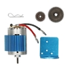 Aluminiumlegierung 540 Motor Motor Basis Motor Kühlkörperabdeckung Untersetzungsgetriebe Motor Zahnrad für WLtoys 12428 12423 1/12 RC Car