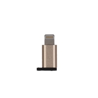 Aluminiumlegierung Android Micro USB Buchse auf Blitz Männlich Sync Datenkonverter Ladeadapter für iPhone iPad Datenkabel