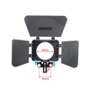 Aluminiumlegierung DSLR Video Film Movie machen Kit mit Camera Cage Henkeltasche Grip 15mm Stab Matte Box Set Follow Focus für DSLR-Kameras Camcorder