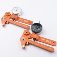 Aluminiumlegierung Fahrrad Speichen Spannung Meter Rad Builders Tool Bikes Anzeige Tensiometer Skalen bis 0, 01 mm