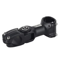 Aluminiumlegierung Fahrrad Vorbau 25, 4 x 90 mm 0-60 Grad einstellbar MTB Gabel Vorbau Extender Lenker Vorbau Riser Fahrrad Radfahren Vorbau Head Up Adapter Fahrrad Halshöhe Spacer
