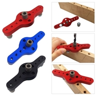 Aluminiumlegierung Holzbearbeitung Gerades Loch Selbstzentrierende Bohrerführung für Schreiner mit 6/8 / 10mm Buchsen