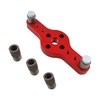 Aluminiumlegierung Holzbearbeitung Gerades Loch Selbstzentrierende Bohrerführung für Schreiner mit 6/8 / 10mm Buchsen