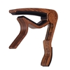 Aluminiumlegierung Holzfarbe Guitar Capo für 6-saitige Folk-Gitarre E-Gitarre mit 3 Stück zufällige Farbauswahl