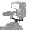 Aluminiumlegierung Kamera Dual Hot Shoe Verlängerung Bar Halterung Flash Bracket Adapter Halter 1/4 Zoll Schraubenhalterungen für Flash Speedlite LED Video Light Mikrofon