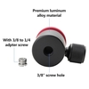 Aluminiumlegierung Mini-Kugelkopf Drehbarer Kugelkopf Fotografie Zubehör Ersatz durch 3/8 Zoll Schraubenloch 1/4 Zoll Adapterschraube für Kamera Camcorder Fotografie Licht