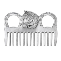 Aluminiumlegierung Pferd Kamm Mähne Schwanz Ziehen Kamm Metall Pferd Pflege Werkzeug 6.5IN / 3.9IN / 3.5IN / 3.2IN