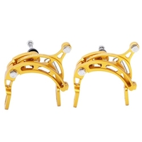 Aluminiumlegierung vorne und hinten Fahrrad C Bremssattel Radfahren C Clip Bremse Fahrrad C Bremse Ersatz für Brompton Fahrräder