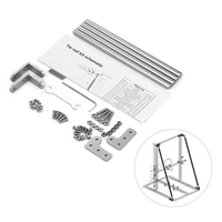 Aluminiumprofil,  das Teile des Zugstangen-Kit-3D-Druckers unterstützt