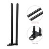 Aluminum Alloy Karpfenangeln Windundurchlässig Windschutzscheibe Snag Bar Bars Ears Anti Fallen Snag Bar Karpfenzubehör Tackle Kit für Angeln Alarm