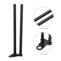 Aluminum Alloy Karpfenangeln Windundurchlässig Windschutzscheibe Snag Bar Bars Ears Anti Fallen Snag Bar Karpfenzubehör Tackle Kit für Angeln Alarm