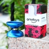 Ametoys V4 Professionelle Magic Yoyo High-Speed-Aluminium-Legierung Yo-yo CNC-Drehmaschine KK mit Spinning Schnur Lager für Jungen-Mädchen-Kind-Kind-Blau