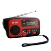 AM/FM-Notfallradio Handkurbelradio Wiederaufladbares Solarradio mit LED-Taschenlampe