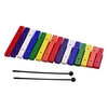 ammoon 15 Keys Xylophone Buntes musikalisches Schlaginstrument Frühpädagogisches Instrument für die Entwicklung des Musiksinns