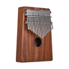 Ammoon 17-Key Daumenklavier Kalimba Mbira Sanza Hawaiian Koa Massivholz mit Tragetasche Musikbuch Musikwaage Aufkleber Stimmhammer Musikalisches Geschenk AKP-17K