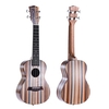 ammoon 24 "Acoustic Holz Sopran-Ukulele Ukelele Uke 18 Frets 4 Strings Okoume Hals Palisander Griffbrett Saiteninstrument Musical-Geschenk