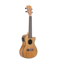 Ammoon 24 "Cutaway Ukulele Hawaii Gitarre Instrument Geschenk Geschenk