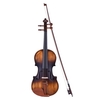 ammoon 3/4 Größe Violine Matt-Antik Fichtendecke Jujube Holzteile (Peg und Tailpiece) mit hoher Qualität Rosin Reinigungstuch Brücke Violinsaiten