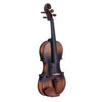 ammoon 4/4 Full Size Violin Matte-Antike Fichtendecke Jujube Holzteile (Peg und Tailpiece) mit hoher Qualität Rosin Reinigungstuch Brücke Violinsaiten