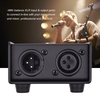 ammoon 48V rauscharmes Phantomspeisung für Kondensatormikrofon DC5V Phantomspeisung mit XLR-Eingangs- und Ausgangsanschlüssen Pro Audio und Zubehör für Studio-Musikaufnahmen