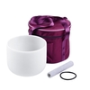 ammoon 8 Zoll B Note Crystal Singing Sound Bowl Set
