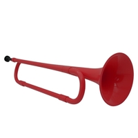 ammoon B Flat Bugle Cavalry Trompete Umweltfreundliche Kunststoff mit Mundstück für Band School Student