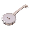 Ammoon Concert 23 Zoll Resonator Banjo Uke 4 Saiten Banjolele Sapele Körper Okoume Hals Technisches Holz Griffbrett Material mit Stimmschlüssel Brücke Positionierungslineal