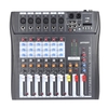 ammoon der 60er Jahre-USB-6 Kanäle Mic Audio Mixer Mixing Konsole 3-Band EQ USB-XLR Eingang 48V Phantom Power mit Netzteil