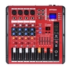 Ammoon Digital BT 4-Kanal Mic Line Audio Mixer Mischpult für die Aufnahme DJ Bühne Karaoke Music Appreciation