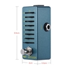 ammoon EQ7 Minigitarren Equalizer-Effekt-Pedal 7-Band-EQ Aluminiumgehäuse True Bypass